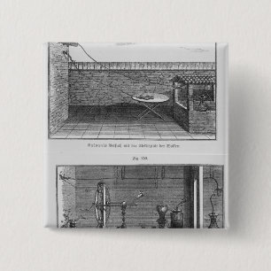 Chapa Cuadrada Experimento en ranas de Louis Galvani