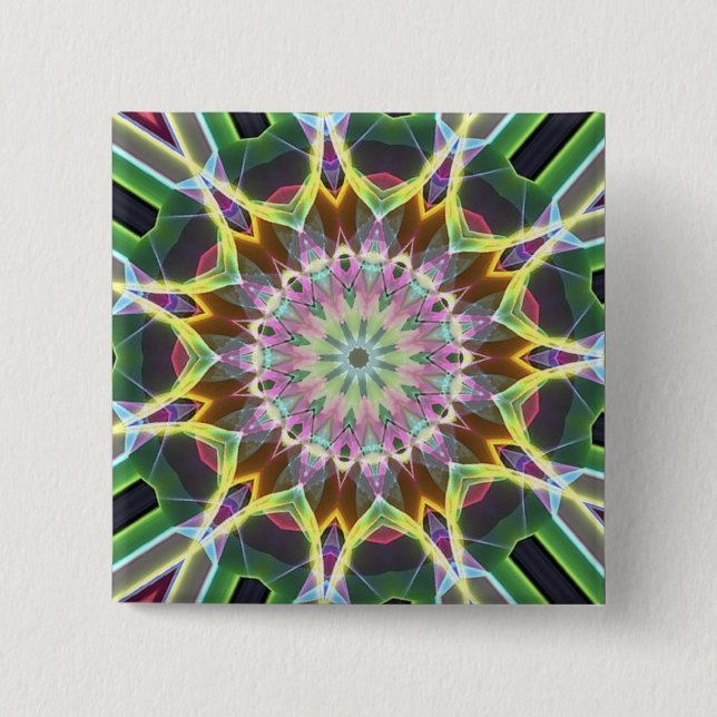 Chapa Cuadrada Explosión de color (Anverso)