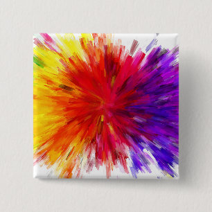 Chapa Cuadrada Explosión de color