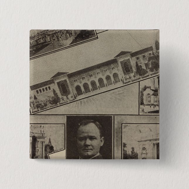 Chapa Cuadrada Exposición del Pacífico Alaska-Yukón, Seattle, 190 (Anverso)