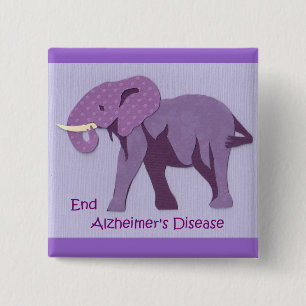 Chapa Cuadrada Extremo Alzheimers