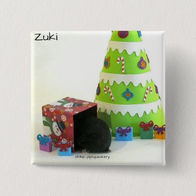 Chapa Cuadrada ¡Extremo del hámster! (Anverso)