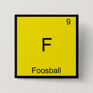 Chapa Cuadrada F - Fosball Funny Chemistry Element Symbol Tee