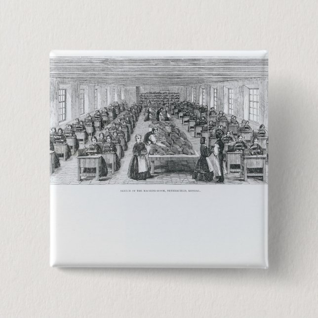 Chapa Cuadrada Fábrica de zapato (Anverso)