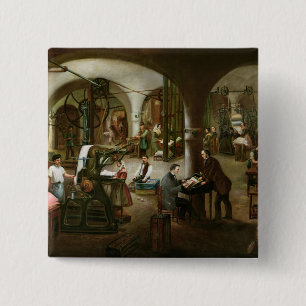Chapa Cuadrada Fábrica en el d'Aubagne de la ruda, 1861