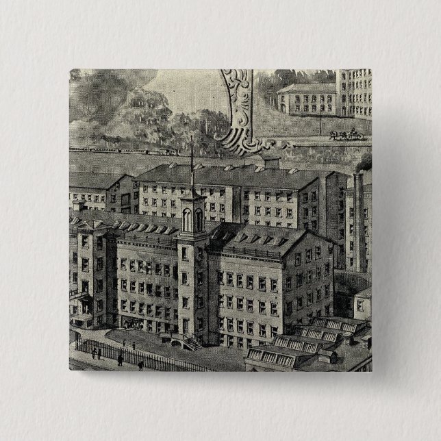 Chapa Cuadrada Fábrica JJ Regan (Anverso)