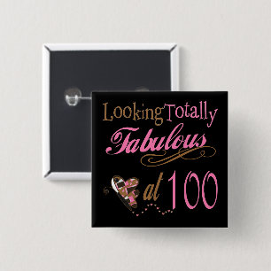 Chapa Cuadrada Fabuloso con 100 años