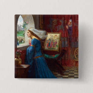 Chapa Cuadrada Fair Rosamund c. 1916 por John William Waterhouse