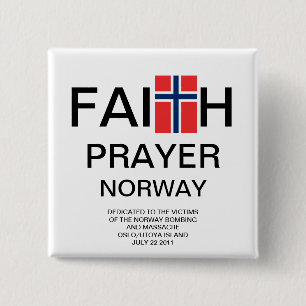 CHAPA CUADRADA FAITH PRAYER NORWAY