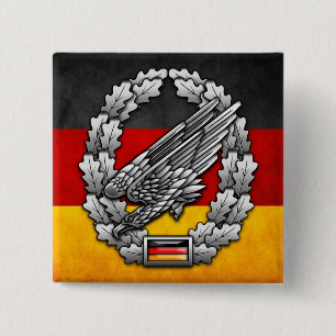 Chapa Cuadrada Fallschirmjägertruppe Barettabzeichen