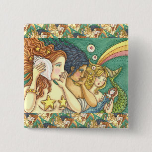 CHAPA CUADRADA FANTASÍA MERMAID HERMANDAD COMPARTIR WISDOMS SECRE