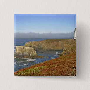 Chapa Cuadrada Faro de Yaquina Head en Newport Oregon