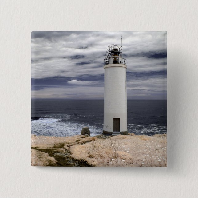 Chapa Cuadrada Faro el | Galicia, España de Laxe (Anverso)