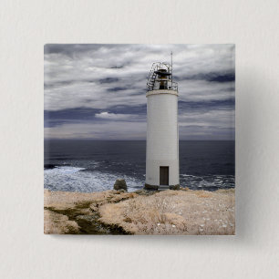 Chapa Cuadrada Faro el Galicia, España de Laxe