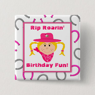 Chapa Cuadrada Favor de fiesta rubio de las herraduras de la