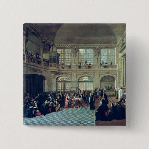 Chapa Cuadrada Felipe de Courcillon Marquis de Dangeau