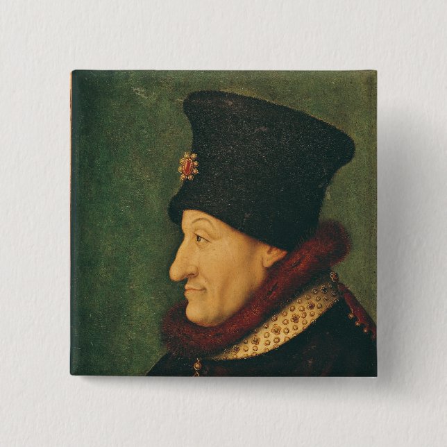 Chapa Cuadrada Felipe del duque de Francia de Borgoña (Anverso)