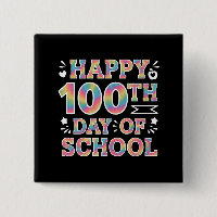 Feliz 100º Día De Escuela Tie Dye Arcoíris 100 Día