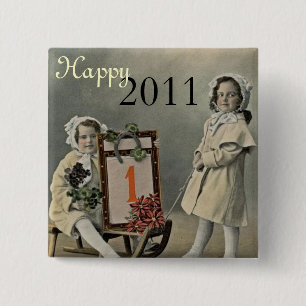Chapa Cuadrada ¡Feliz Año Nuevo!