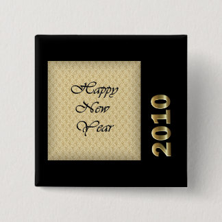 Chapa Cuadrada Feliz Año Nuevo 2010
