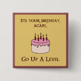 Chapa Cuadrada ¡Feliz cumpleaños de Munchkin!