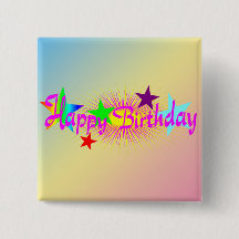 Feliz cumpleaños y estrellas -