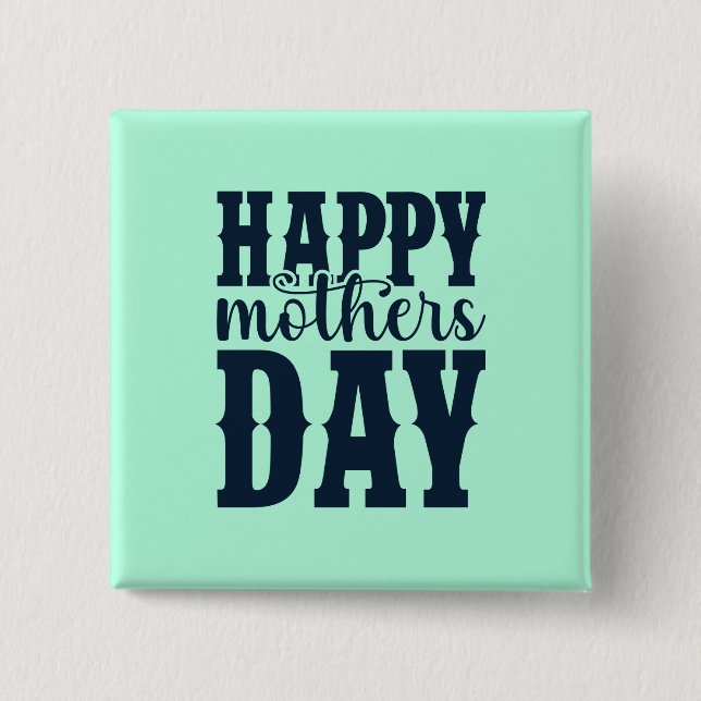 Chapa Cuadrada Feliz Día de la Madre-11344 (Anverso)