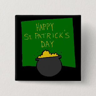 Chapa Cuadrada Feliz Día de San Patricio