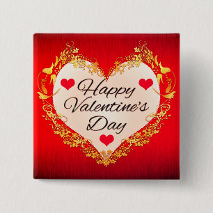 Chapa Cuadrada Feliz día de San Valentín!-47949