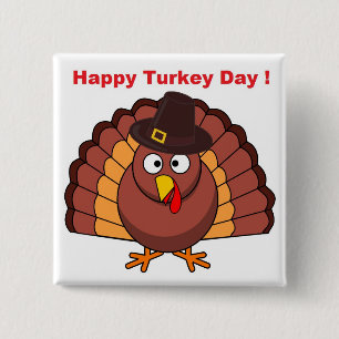 CHAPA CUADRADA FELIZ DÍA DE TURQUÍA