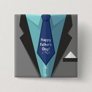 Chapa Cuadrada Feliz Día del Padre