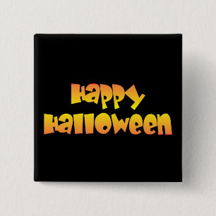 Chapa Cuadrada Feliz Halloween