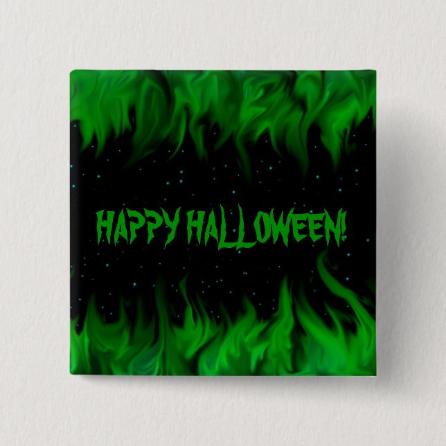 CHAPA CUADRADA ¡FELIZ HALLOWEEN! (Anverso)