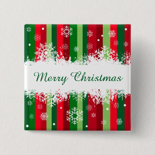 Chapa Cuadrada Feliz Navidad
