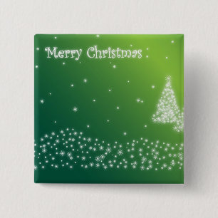 Chapa Cuadrada Feliz Navidad