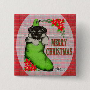 Chapa Cuadrada Feliz Navidad