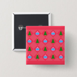 Chapa Cuadrada Feliz Navidad