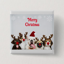 Chapa Cuadrada Feliz Navidad