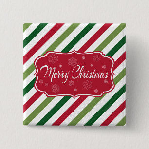 Chapa Cuadrada Feliz Navidad