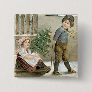 Chapa Cuadrada ¡Feliz Navidad para ti!