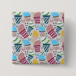 Chapa Cuadrada Feliz Pascua