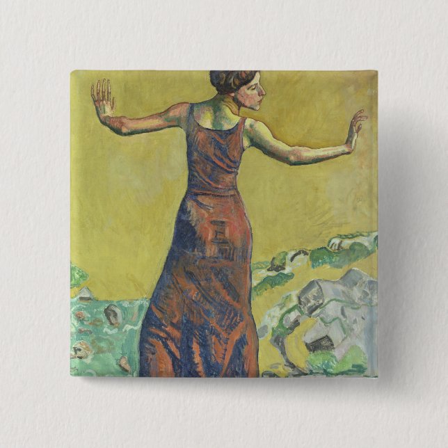 Chapa Cuadrada Femme Joyeuse (Anverso)