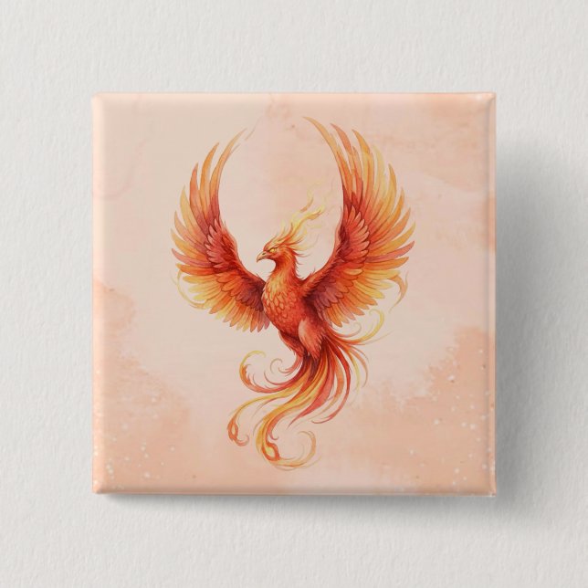 Chapa Cuadrada Fénix (Anverso)