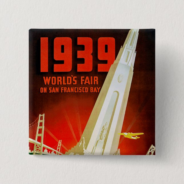Chapa Cuadrada Feria Mundial de San Francisco de 1939 (Anverso)