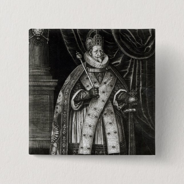 Chapa Cuadrada Fernando II 1622 (Anverso)