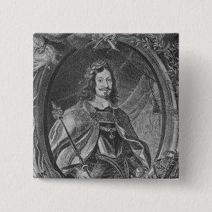 Chapa Cuadrada Fernando III, emperador romano santo