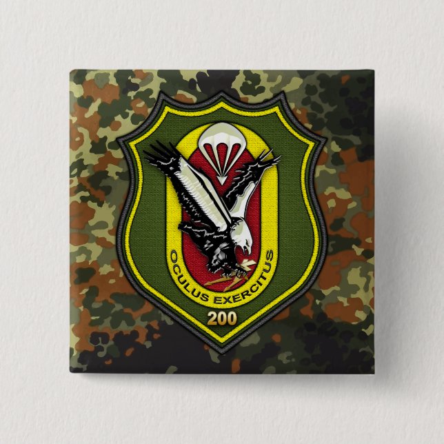 Chapa Cuadrada Fernspählehrkompanie 200 [FSLK 200] (Anverso)