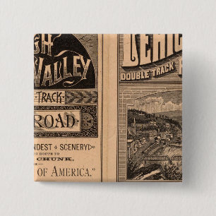 Chapa Cuadrada Ferrocarril de Lehigh Valley