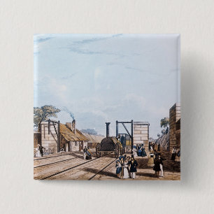 Chapa Cuadrada Ferrocarril de Liverpool y de Manchester: