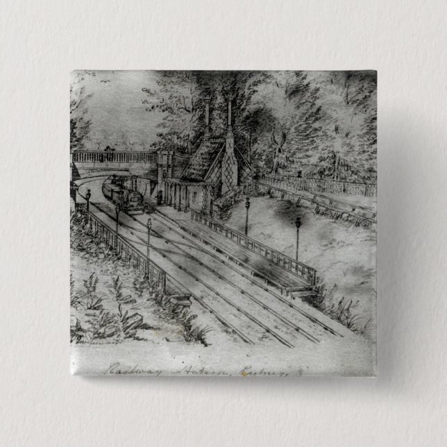 Chapa Cuadrada Ferrocarril de Putney (Anverso)